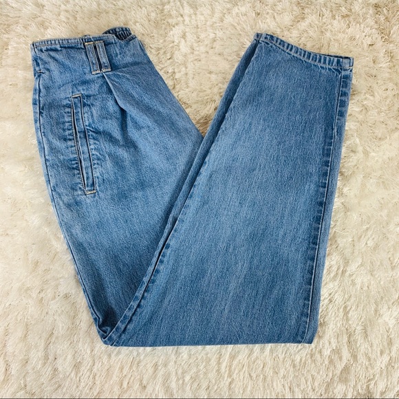 Gloria Vanderbilt Denim - Vtg Gloria Vanderbilt Hi Waist Pleated Jeans 28”